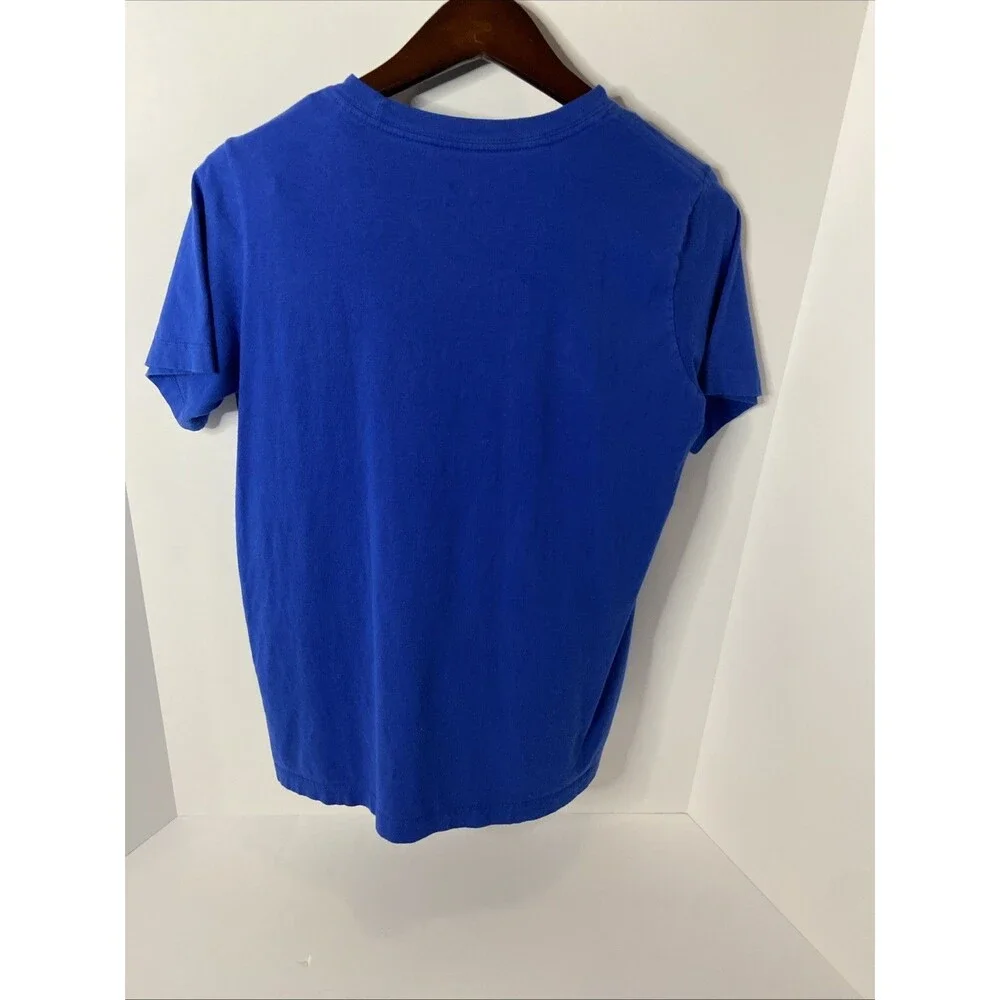 Nike Size XL Blue Legend Big Kids' Swoosh Crewneck T-Shirt School
